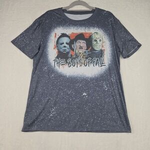 Women's Boys‎ of Fall Halloween T-Shirt Size Large Short Sleeve